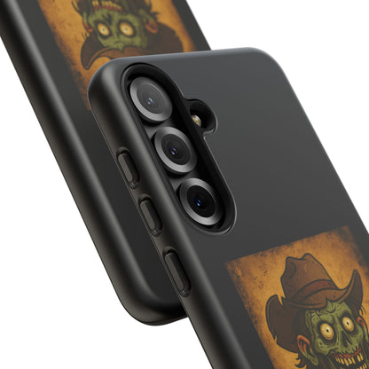 Zombie Cowboy Phone Case — "Ain't No Grave Gonna Hold This Yeehaw" Protective iPhone Cover
