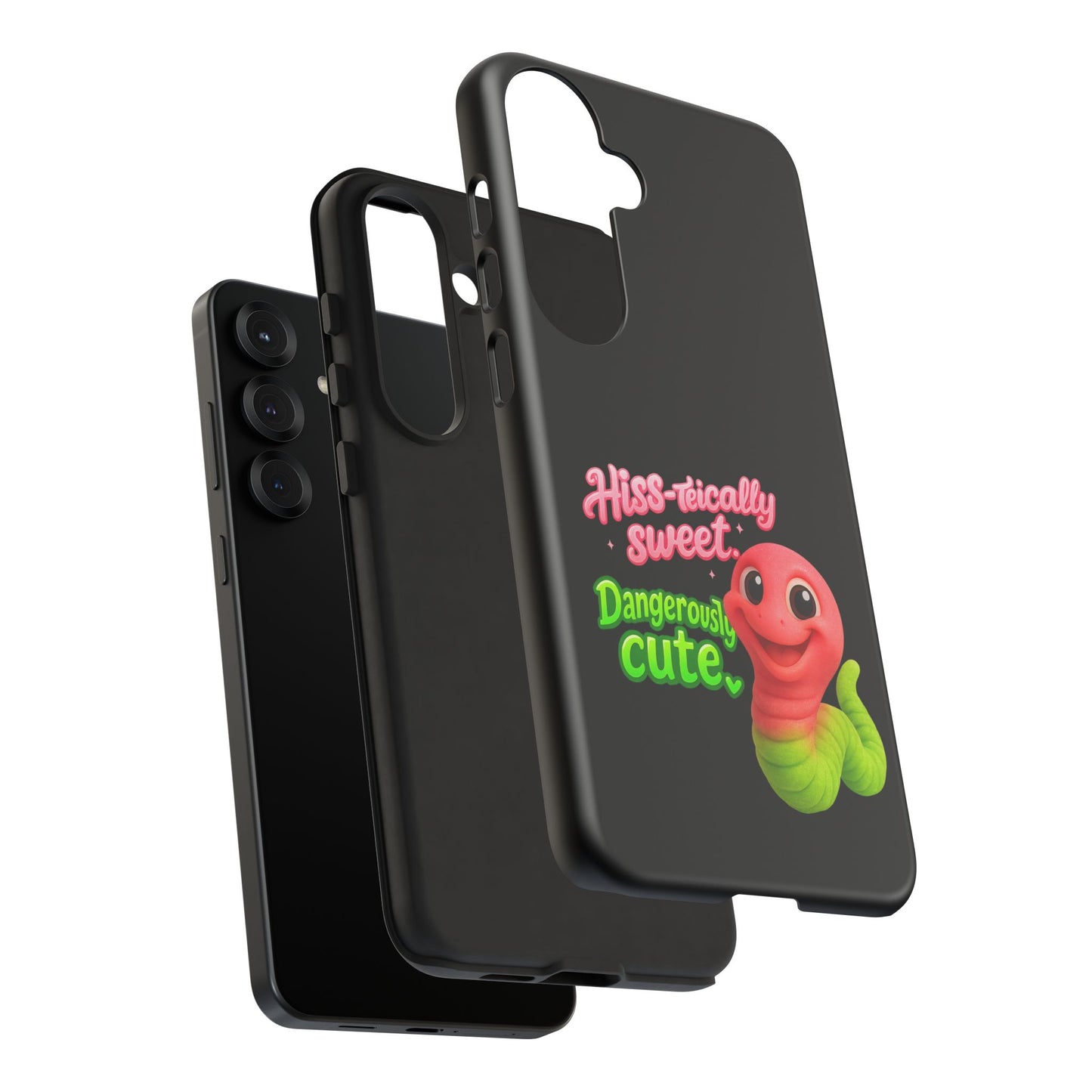 Phone Case — "Hiss-tically Sweet, Dangerously Cute" Worm Design