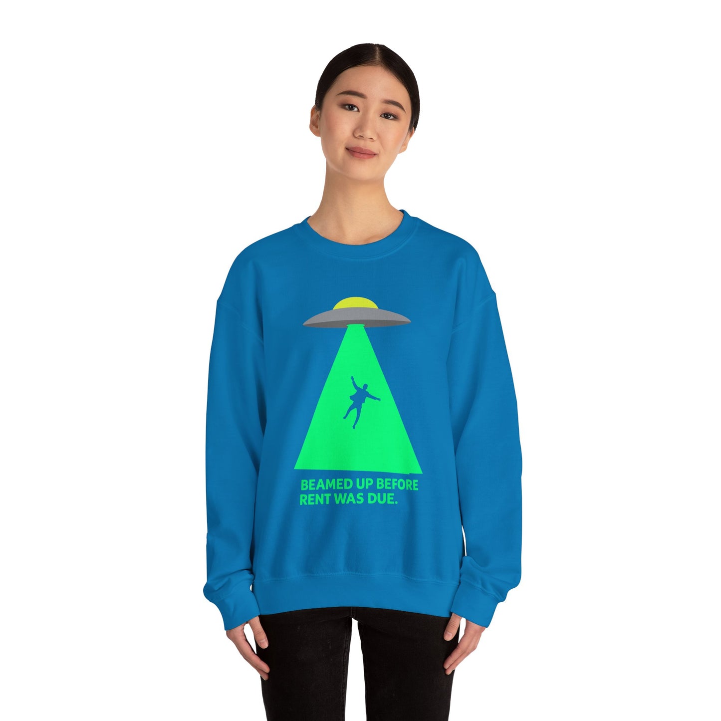 Beamed Up Rent-Dodger Crewneck Sweatshirt
