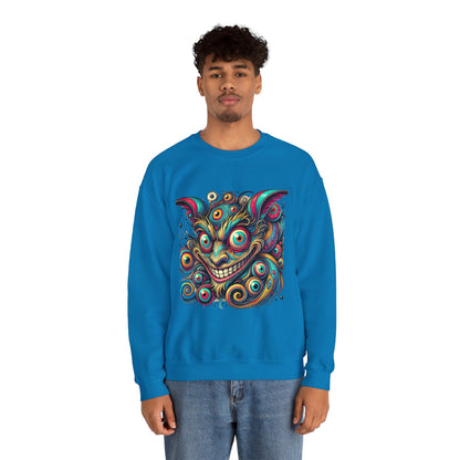 Demon Swirl Eyes Crewneck Sweatshirt