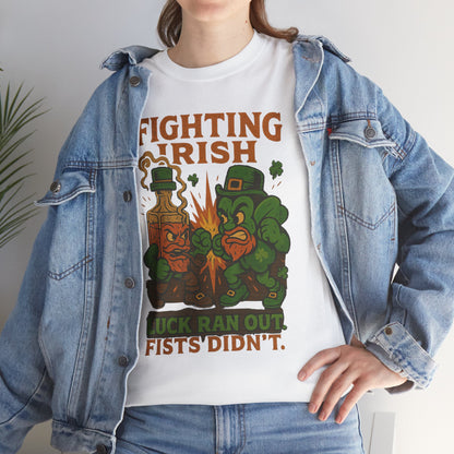 Fighting Irish leprechaun brawl T-Shirt | St. Patrick's Day boxing design