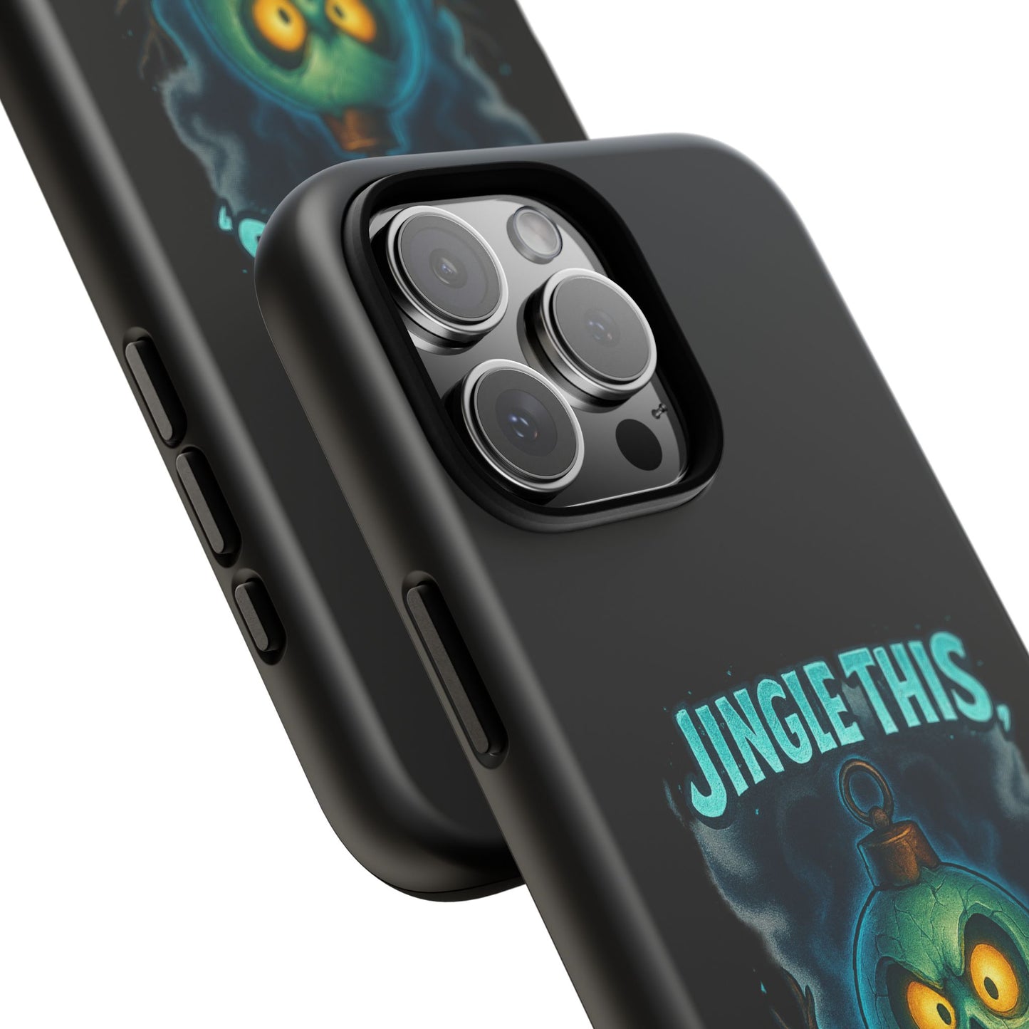Phone Case - 'Jingle This, Santa' Spooky Holiday Protective Case