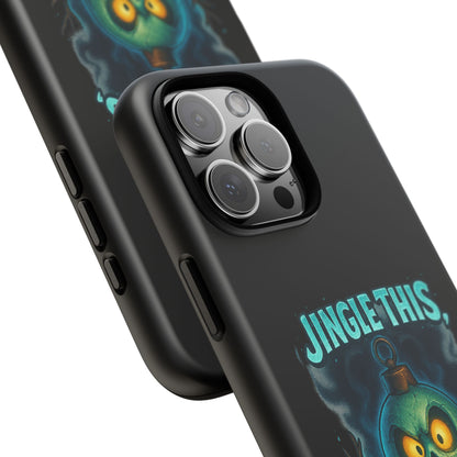 Phone Case - 'Jingle This, Santa' Spooky Holiday Protective Case