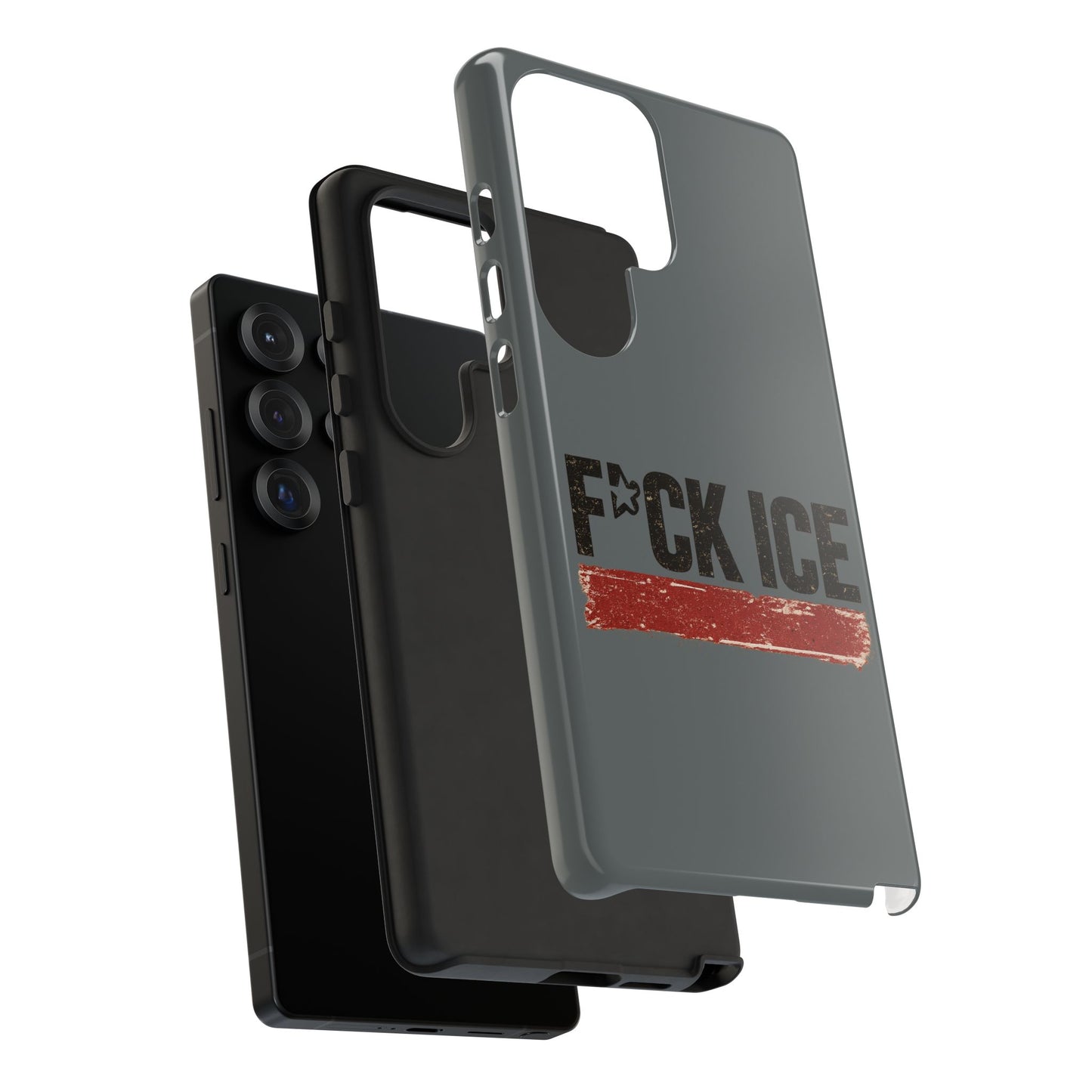 Phone Case - "F*CK ICE" Distressed Protest Design