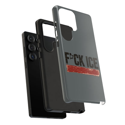 Phone Case - "F*CK ICE" Distressed Protest Design