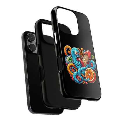 Octopus Surf Phone Case — Colorful Nautical Art Protective Phone Cover