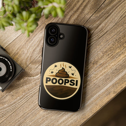Phone Case — 'POOPSI' Funny Poop Logo Protective Cover