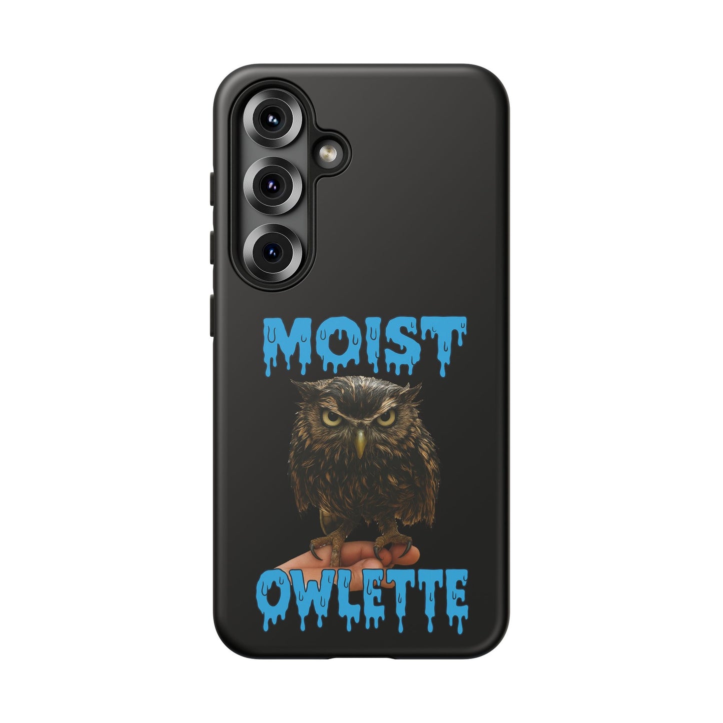 Moist Owlette Phone Case — Funny Owl Graphic Protective Case