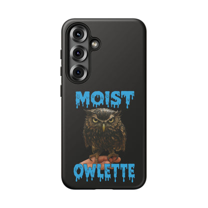 Moist Owlette Phone Case — Funny Owl Graphic Protective Case