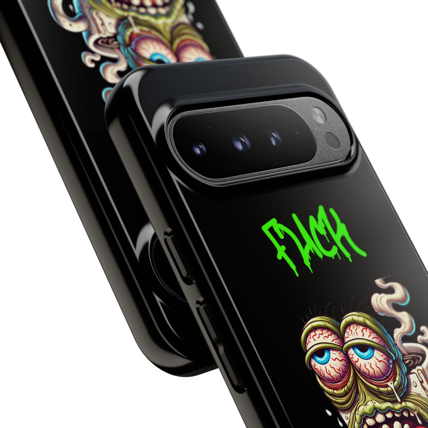 Phone Case — "F*** Monday" Grotesque Coffee Monster Shock Art