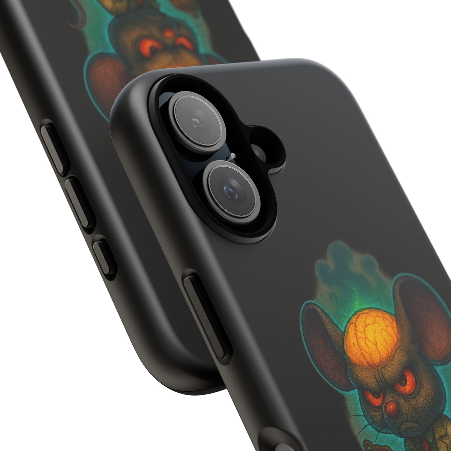 Phone Case — 'You'll Be Cheese in the Simulation' Angry Detective Mouse Graphic