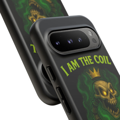 Tough Cases — “I Am The Coil In Your Nightmares” Skull Snake Shockproof Phone Case