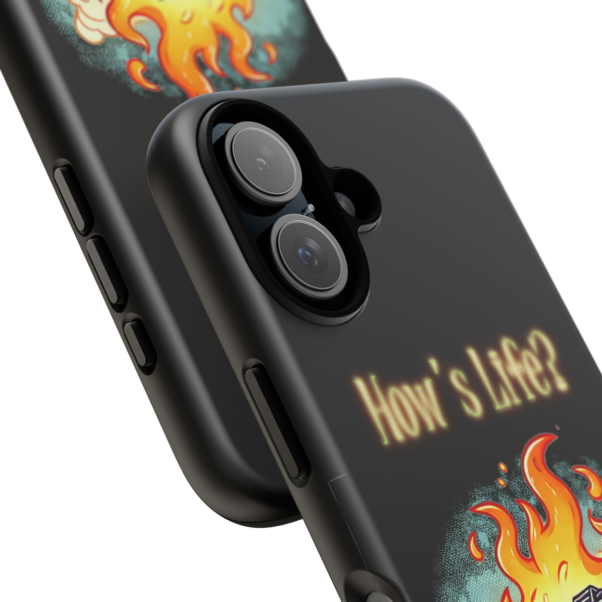 How's Life? Flaming Dumpster Phone Case