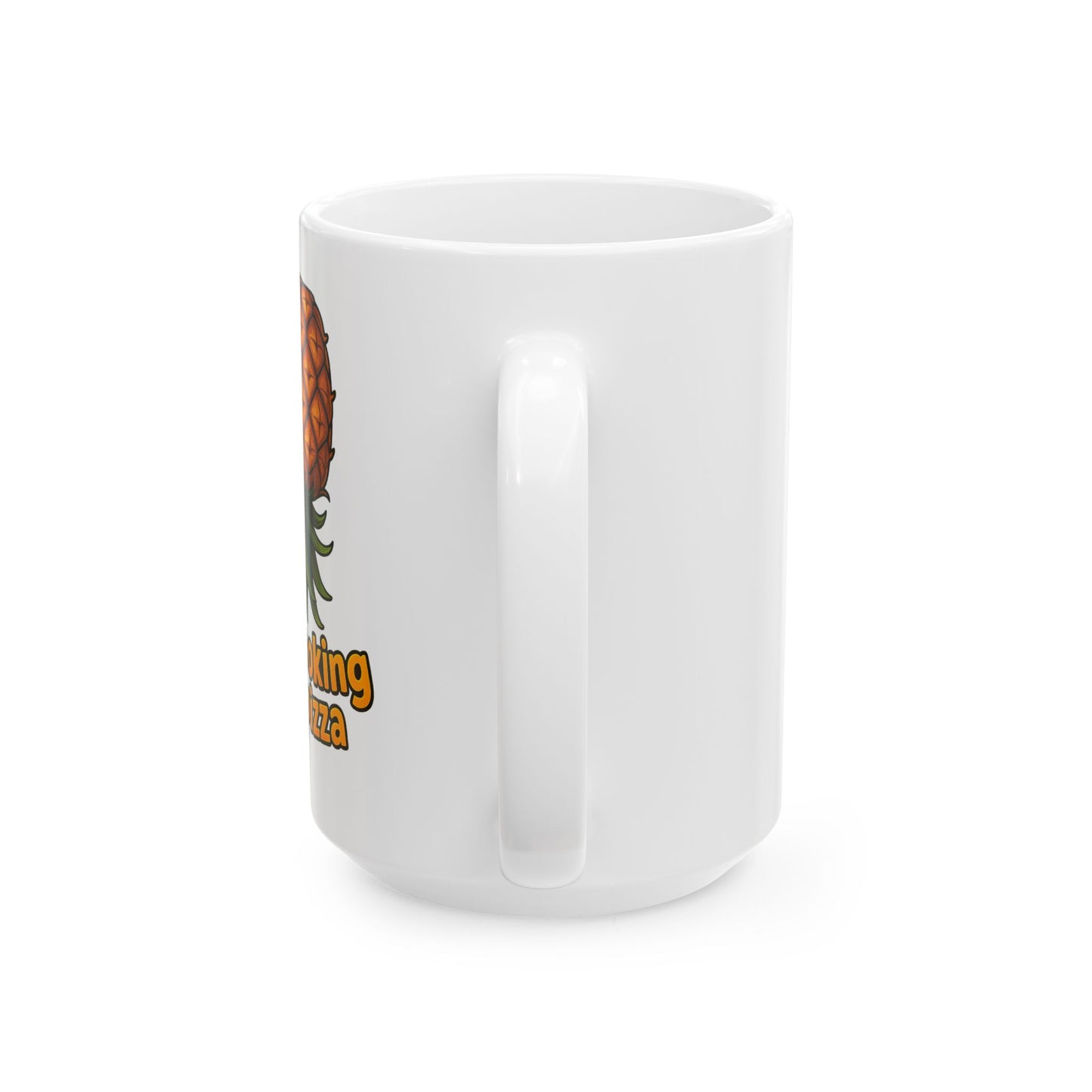 Pineapple Ceramic Mug (11oz/15oz) — Funny Tropical Foodie Coffee Cup