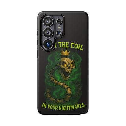 Tough Cases — “I Am The Coil In Your Nightmares” Skull Snake Shockproof Phone Case