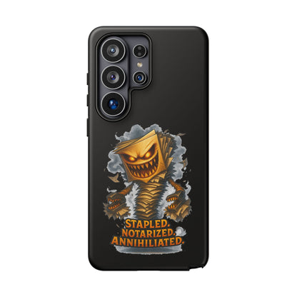 Phone Case — Stapled, Notarized, Annihilated Lightning-Fast Protective Case
