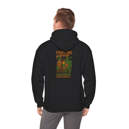 Irish Fighting Leprechaun Hoodie – St. Patrick's Day Shamrock Sweatshirt