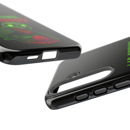Phone Case — “Lab-Grown. Blood-Thirsty!” Green Monster Horror Design