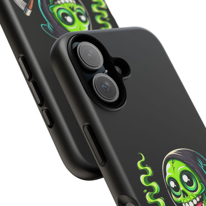 Grinning Green Reaper Phone Case