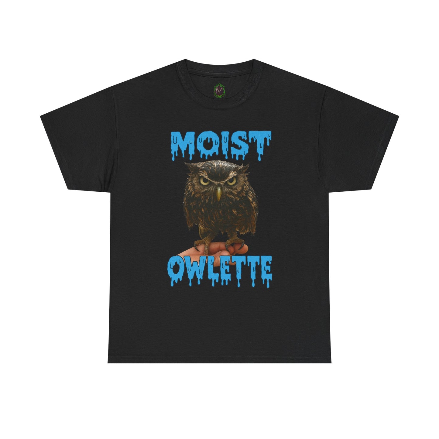 Moist Owlette T-Shirt | Cute Grumpy Owl Graphic