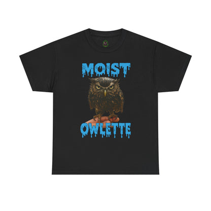 Moist Owlette T-Shirt | Cute Grumpy Owl Graphic