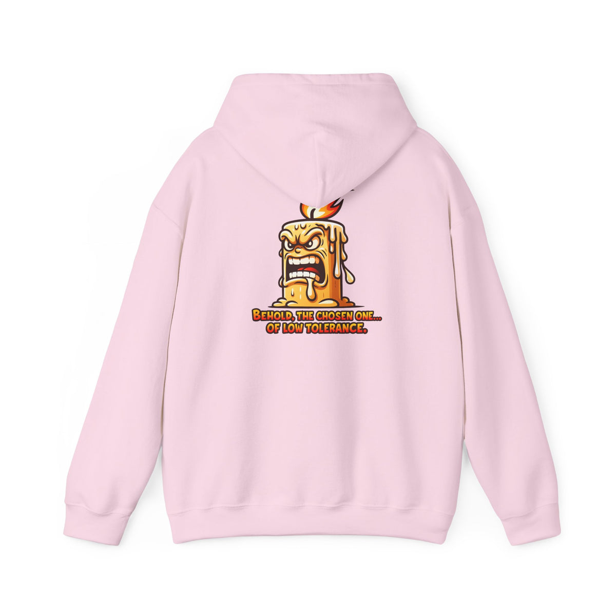 Hoodie — Spicy Candle Melt Comic Design (“Because I’m Candles and... My Tolerance”)