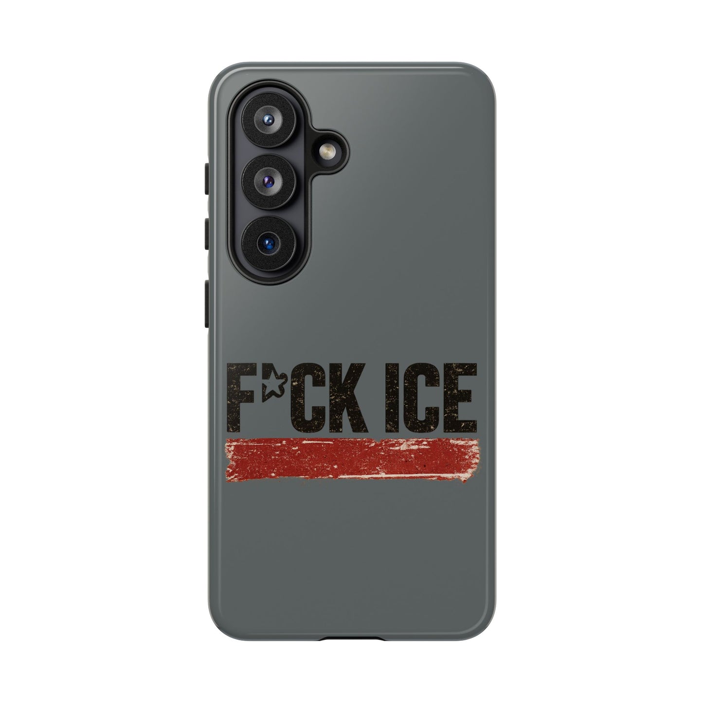 Phone Case - "F*CK ICE" Distressed Protest Design
