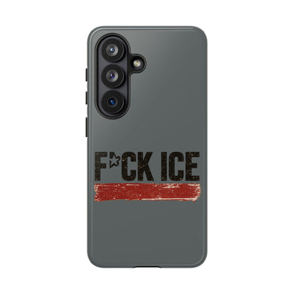 Phone Case - "F*CK ICE" Distressed Protest Design