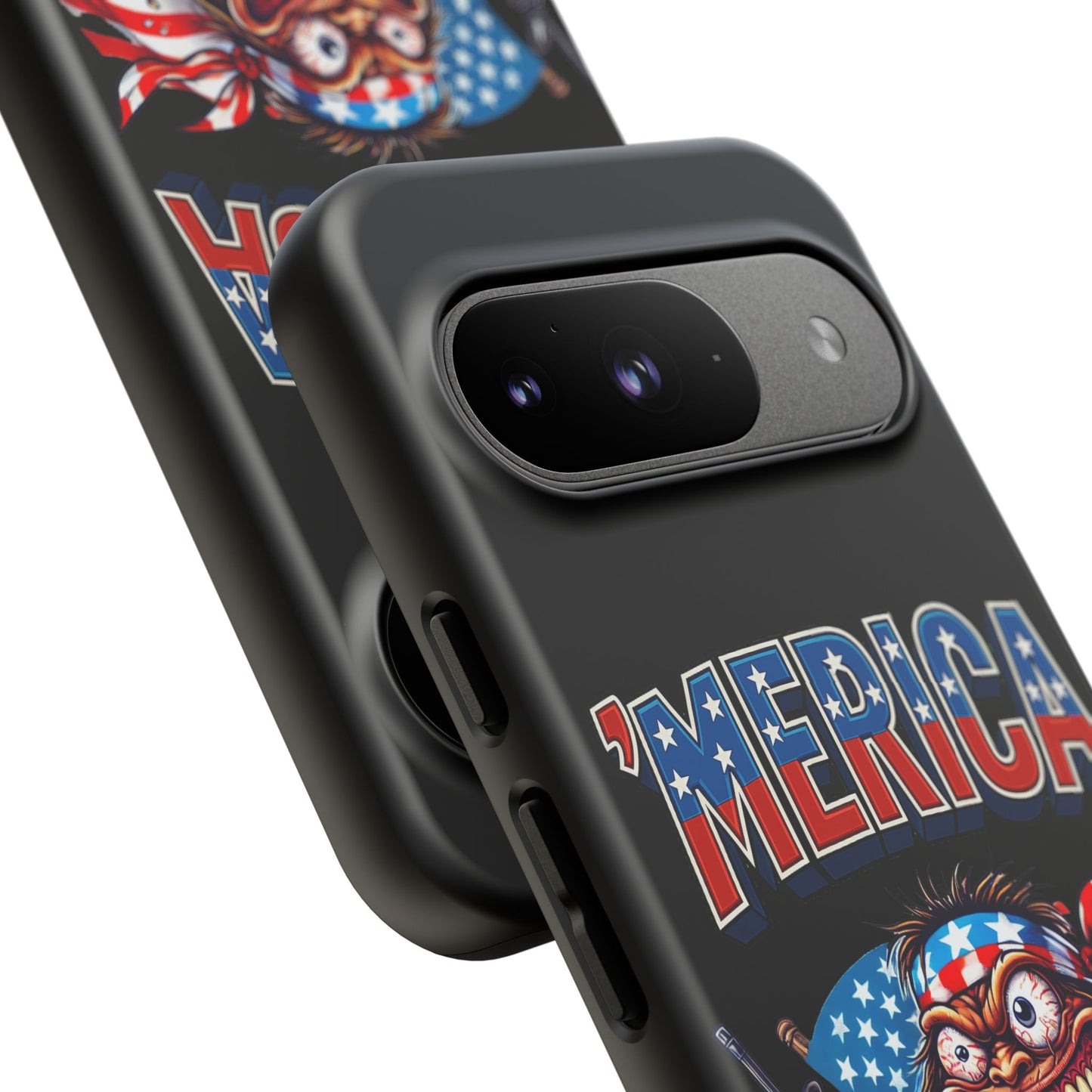 'MERICA Patriotic Phone Case — American Flag Madman Design