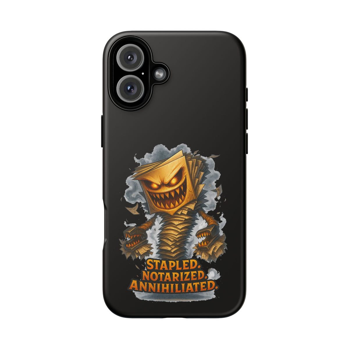 Phone Case — Stapled, Notarized, Annihilated Lightning-Fast Protective Case