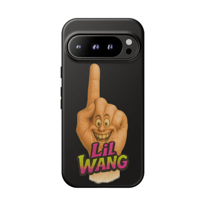Phone Case — 'Lil Wang' Humorous Middle Finger Character Protective Cover