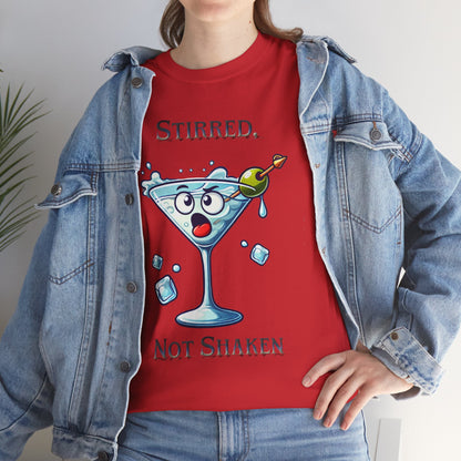 "Stirred, Not Shaken" Funny Martini
