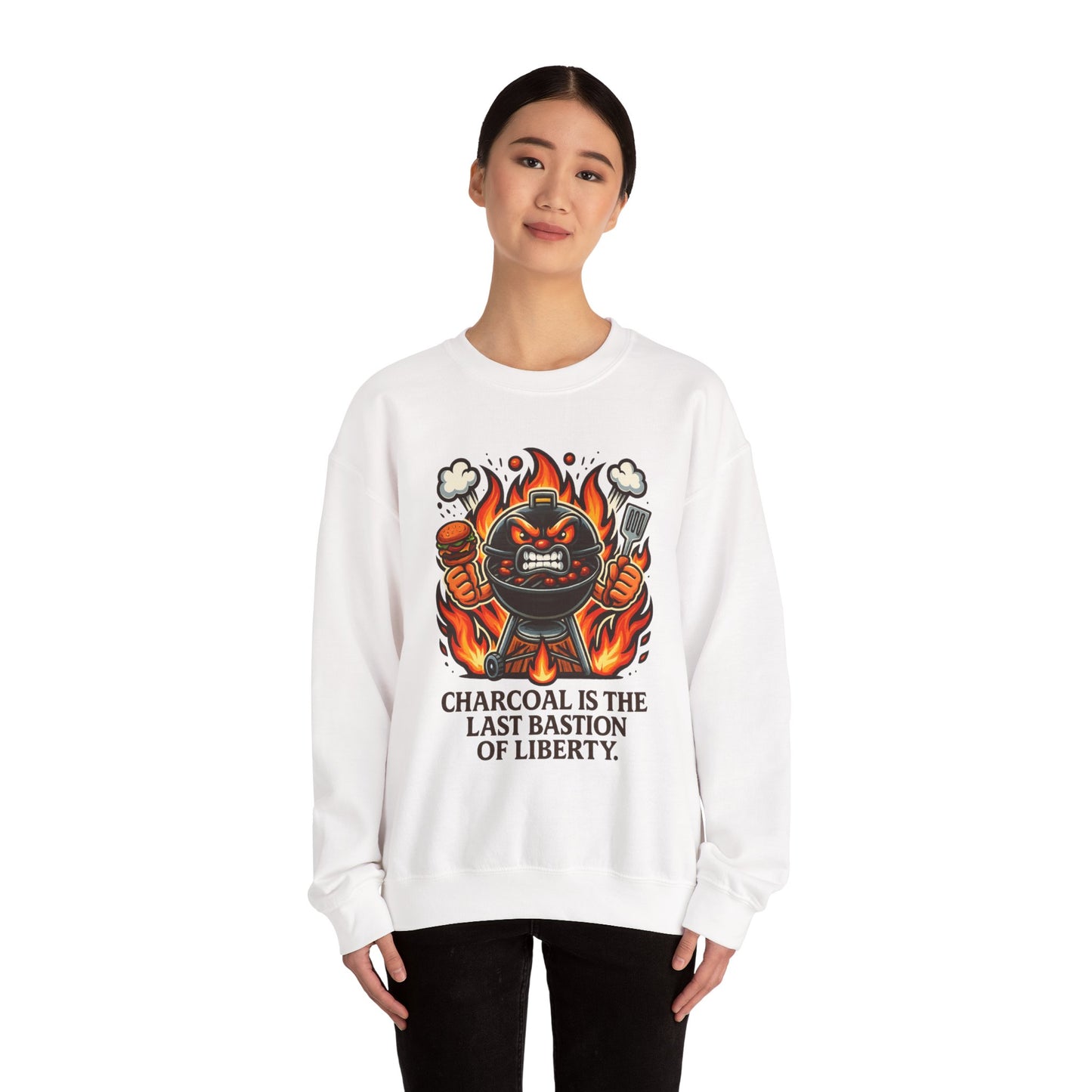 Charcoal Liberty Grill Crewneck Sweatshirt