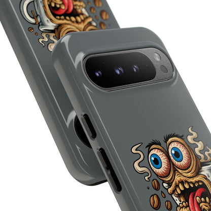 Phone Case — "This Isn't a Cup, It's a Cry for Help" Coffee Monster Design