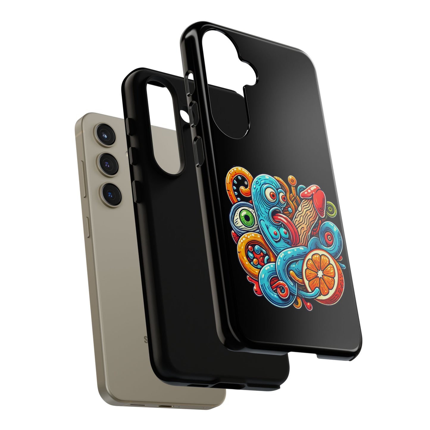 Octopus Surf Phone Case — Colorful Nautical Art Protective Phone Cover