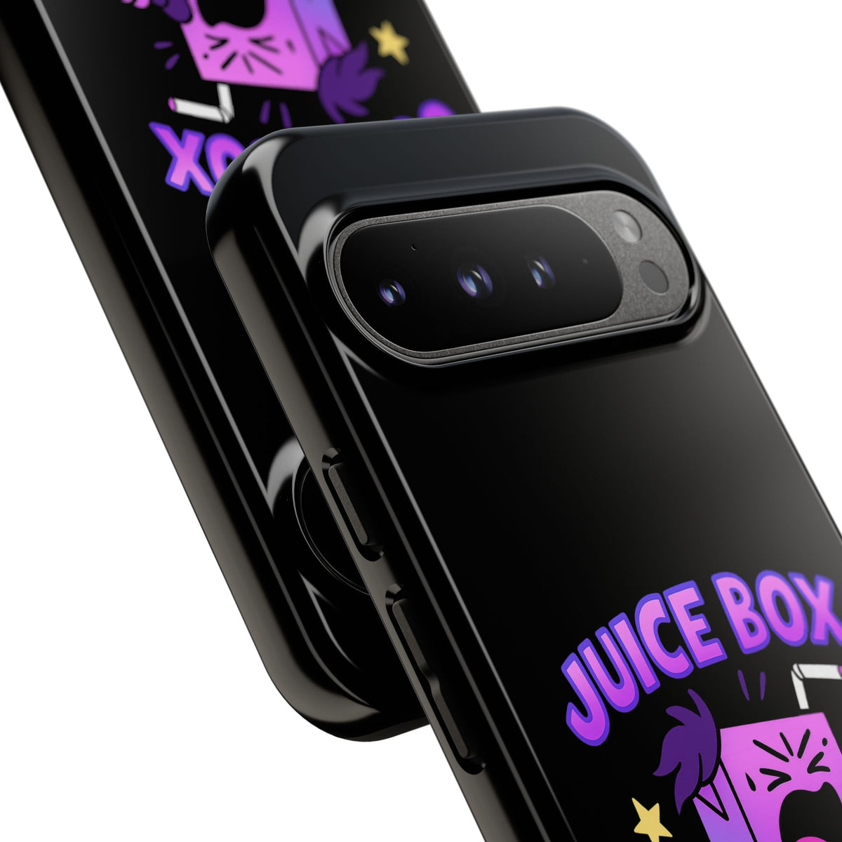 Phone Case — 'Juice Box Hero' Cute Cartoon Protective Cover