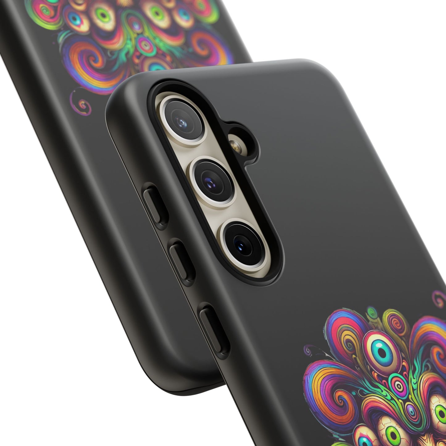 Psychedelic Jester Phone Case — Colorful Creepy Clown Tough Case