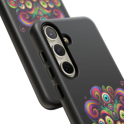 Psychedelic Jester Phone Case — Colorful Creepy Clown Tough Case