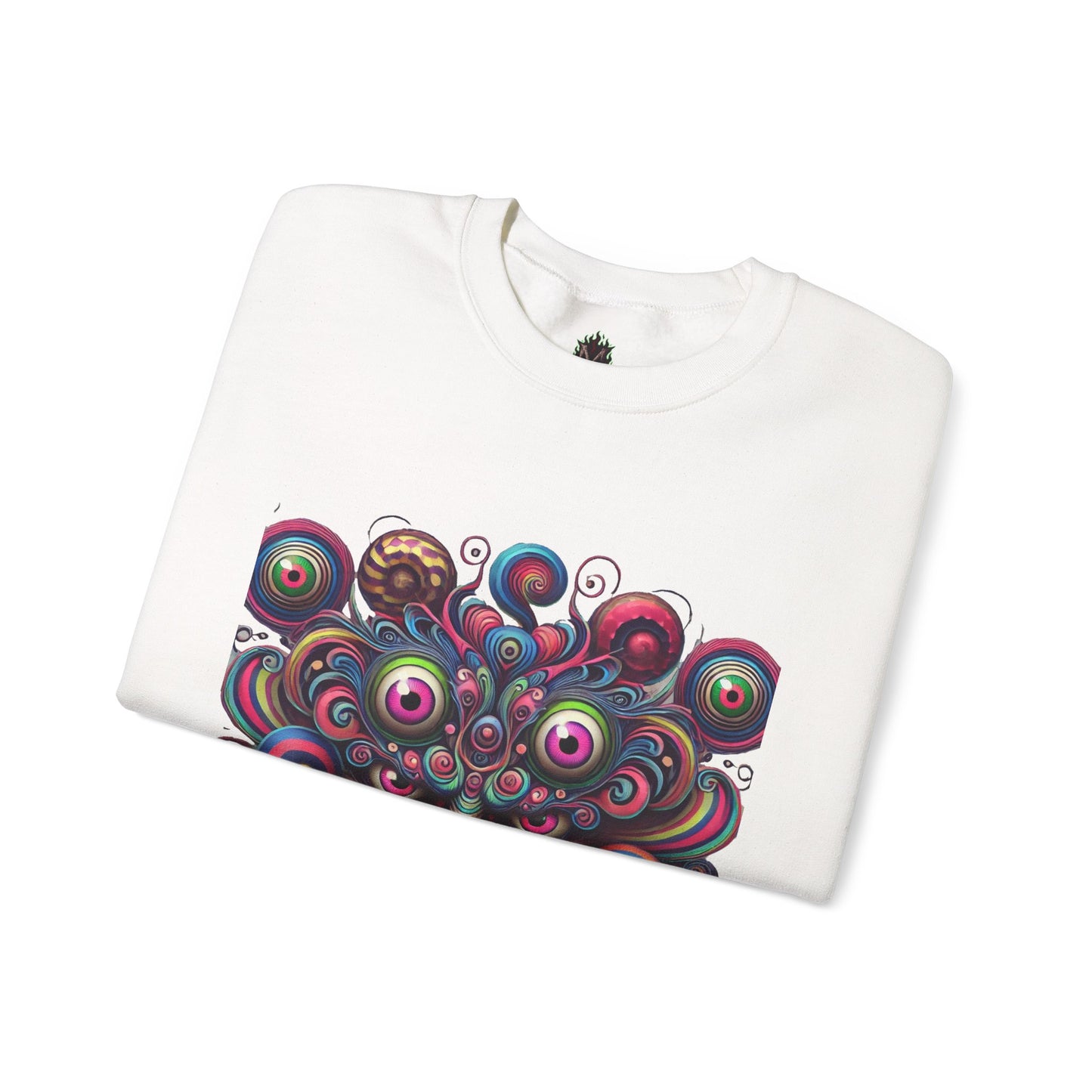 Psychedelic Eye Swarm Crewneck Sweatshirt