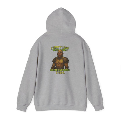 Hoodie — 'I Didn't Loose Brain Cells' Warrior Graphic Hoodie