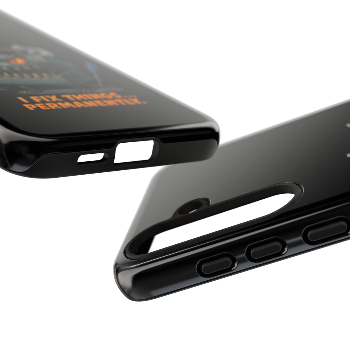 Phone Case — 'I Fix Things... Permanently' Mechanic Tool Monster Protective Case