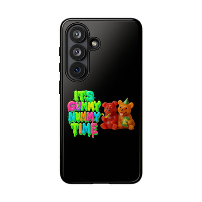 Phone Case — "It's Gummy Nummy Time" Colorful Gummy Bear Protective Case
