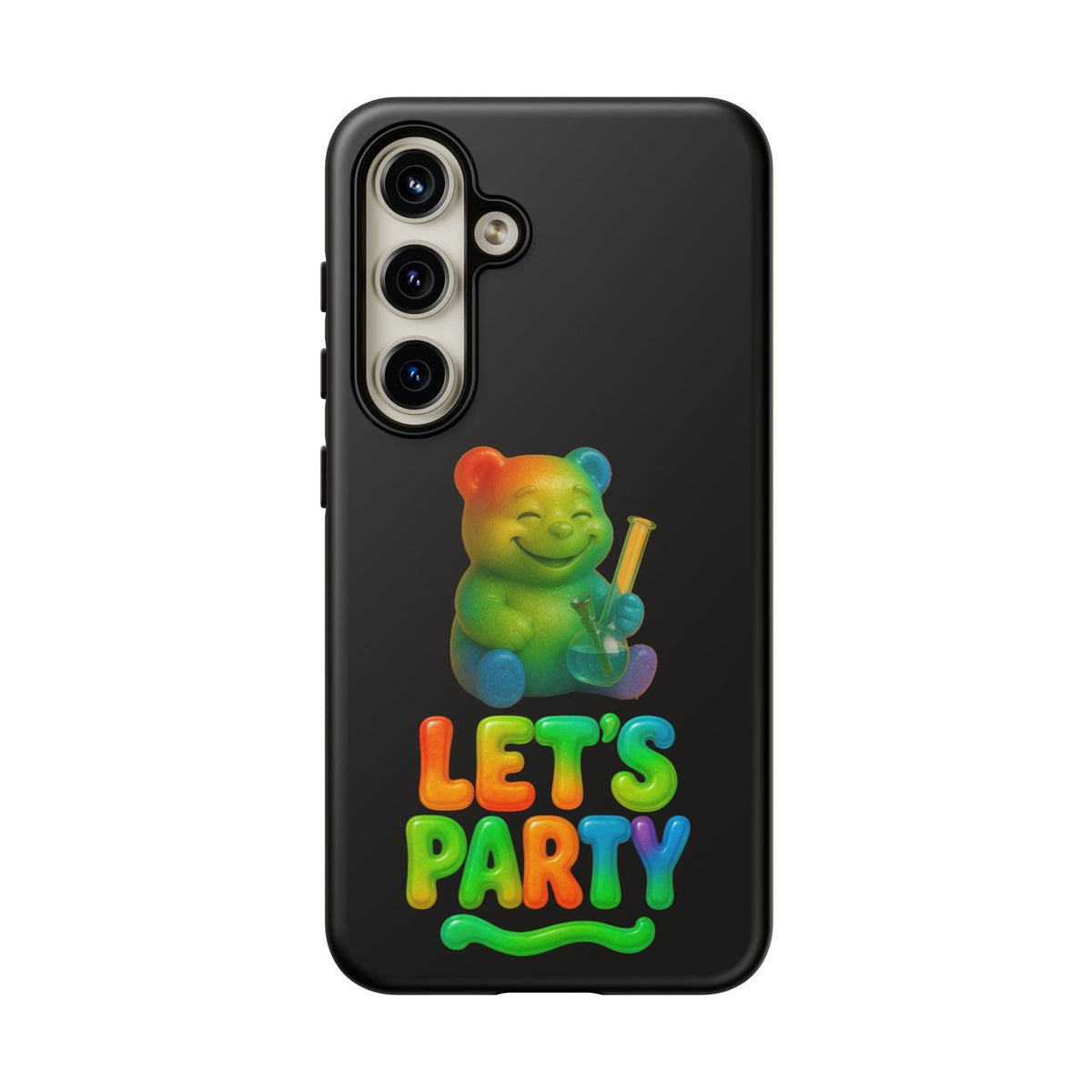 Let's Party Rainbow Bear Phone Case