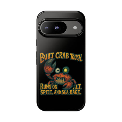 Phone Case - "Built Crab Tough" Funny Crab Graphic Protective Case
