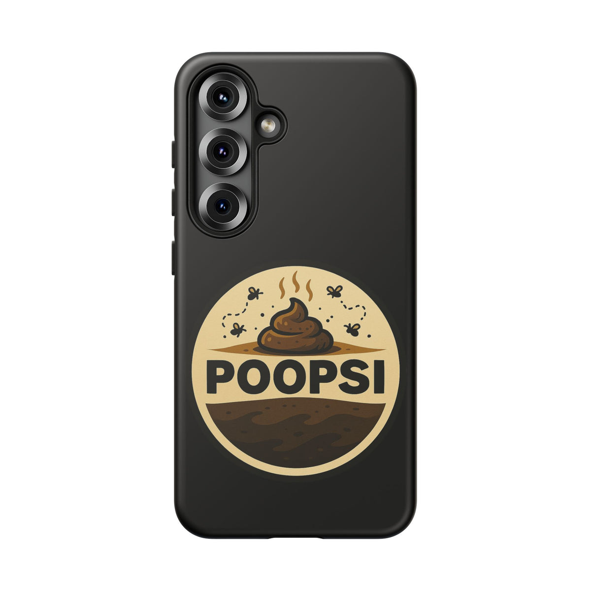 Phone Case — 'POOPSI' Funny Poop Logo Protective Cover