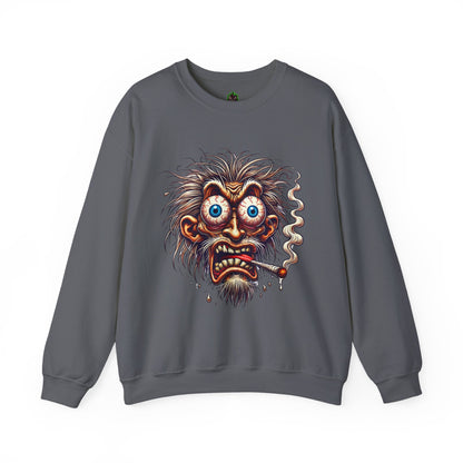 Wild-Eyed Smoking Maniac Crewneck Sweatshirt