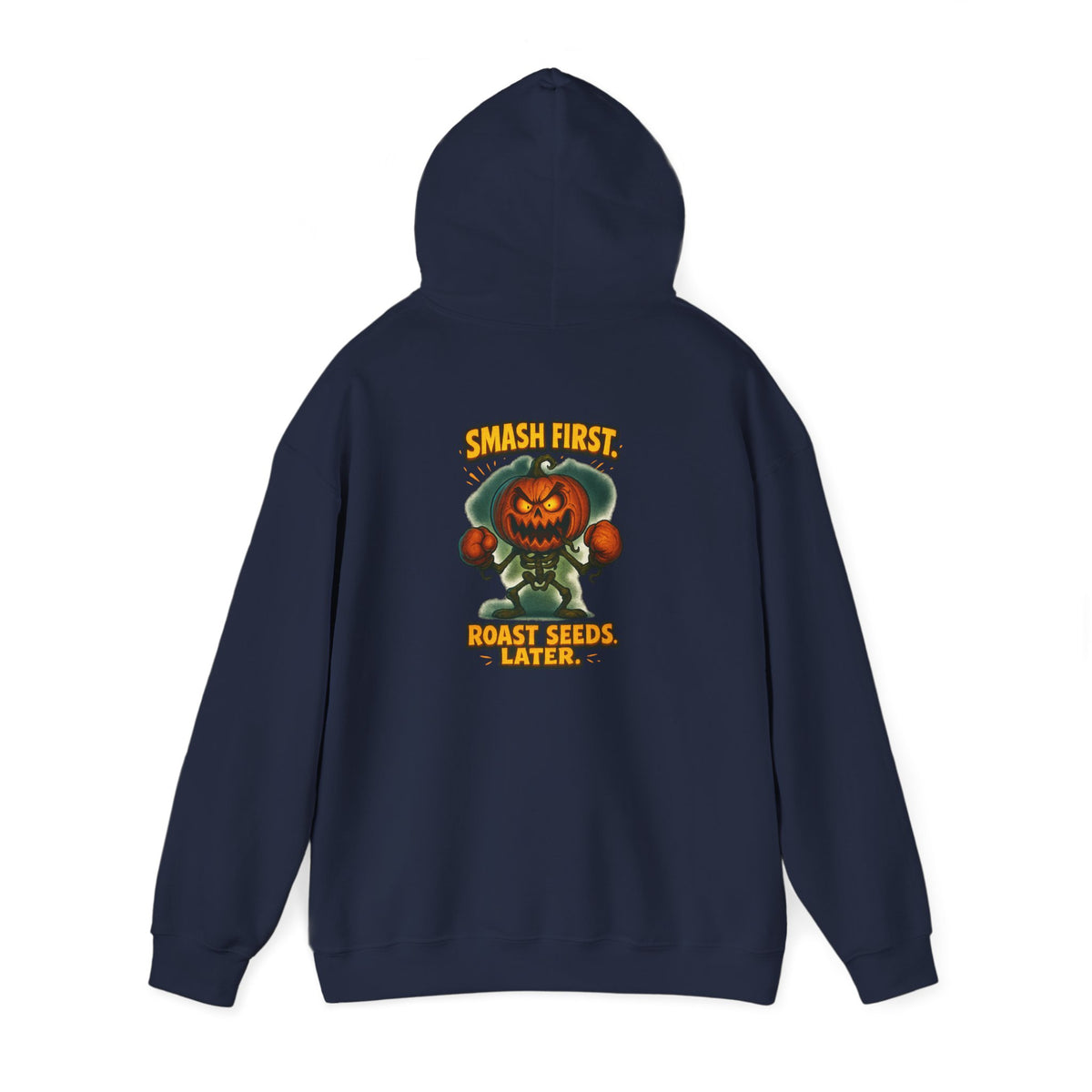 Pumpkin Punch Hoodie — "Smash First, Roast Seeds Later" Halloween Sweatshirt