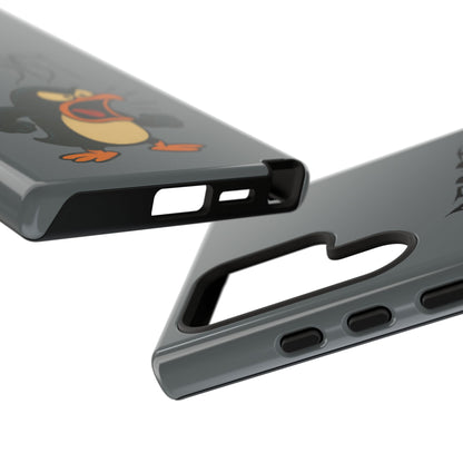 Resist Angry Penguin Phone Case — Protective iPhone Case with Bold Cartoon Design