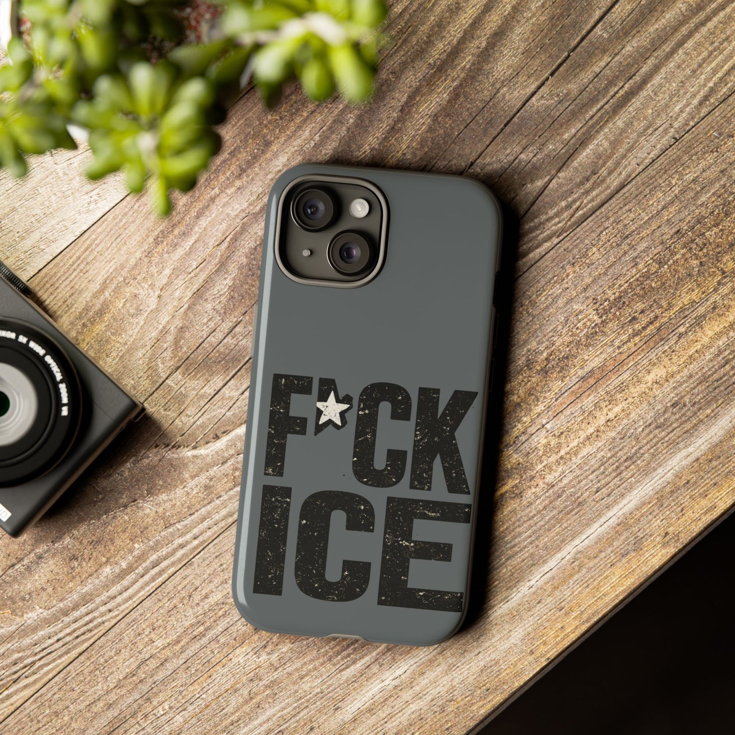 Phone Case — “F*CK ICE” Bold Protest Protective Case