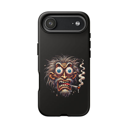 Phone Case — Wild Cartoon Monster Smoking Design